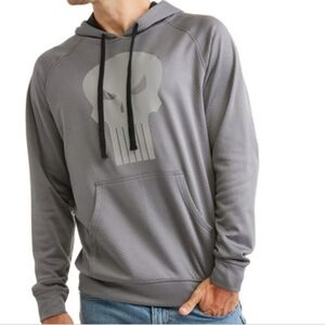 MARVEL Punisher Grey Hoodie Pullover Shirt Size XL